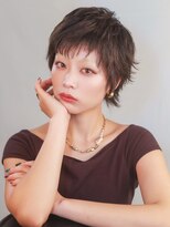 ベレッタ 枚方店(veretta.)&nbsp;個性派ショート/ベリーショート/くせ毛風ウェーブ/暗髪/中性的
