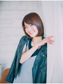 ミディアムストレートボブ☆+°