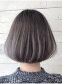【LUNON fieju】透明感☆スモーキベージュボブ♪