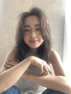 ケイト(kate) 【kate 大宮】大人かわいいかきあげバング×シアーグレージュ