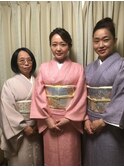 出張お宮参り ヘアセット＋訪問着着付