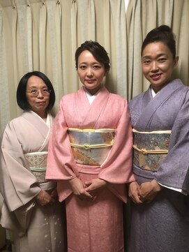 美容室ブロッサム 出張お宮参り ヘアセット+訪問着着付