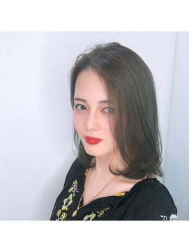 ヘアメイク ミチ 富田店(HAIRMAKE MICHI) 【stylist : 古作 蓮】アッシュグレージュ