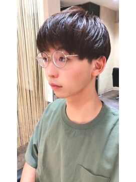 キュキュラ(CuCuLa) ソフトツーブロックショートレイヤーネイビーマッシュ