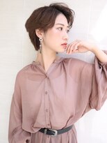 オーロ(ORO) 簡単スタイリング☆ショコラベージュマッシュショート