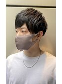 20代、30代、40代 ナチュラル刈り上げマッシュ