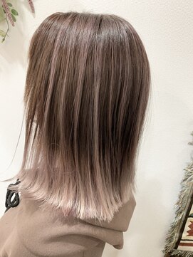 ヘア ライフ セリス(hair life Celis) ミルクティーピンク