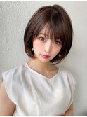 チャコールグレー/小顔立体補正カット/ウルフ/クールショート