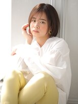 ナオシ エリアツー 北大和店(nao c area2)&nbsp;フェイスラインに沿った小顔ボブ