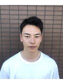 爽やかアップバングショート