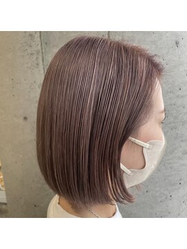 モア(more) 【彦根】ダブルカラー　ピンクベージュ