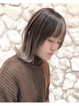 モアナバイヘッドライト 小田原店(Moana by HEADLIGHT) Moana【小田原】#バレイヤージュ#フェイスフレーミング#ボブ