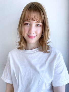 ガーデン ムサシコスギ(GARDEN MUSASHIKOSUGI) くびれミディ/セミディ/外ハネ/骨格矯正/イメチェンヘアスタイル