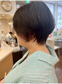 ショートボブ/ショートカット/ショートパーマ/30代40代50代