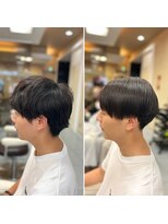 アッシュ 桜木町店(Ash) 縮毛矯正で叶える膨らみ抑えたメンズスタイル☆竹永指名”横浜”