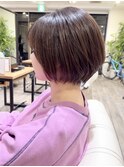 【 Ｉ. 】30代からの襟足すっきり前下がりショートボブ　川口