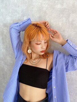 ワンズ リー 上大岡店(One's ly) レイヤーカット/ウェットヘア/オリーブベージュ[上大岡]