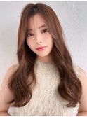 《Agu hair》くびれライトベージュ×numberA.ケアオイルスリーク