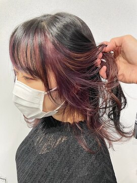 イブヘアー(eve hair) ☆インナーカラー/パープルカラー