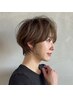 人気No.3 メニュー　　似合わせカット+艶カラー　￥１１５５０円→７５００