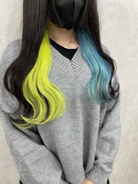 アン ブリーチ 大宮駅東口店(UN BLEACH) 【インナーカラー♪♪】ツートン推しカラー♪♪