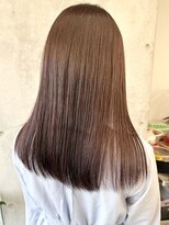 モリオ(morio)&nbsp;＊愛されかわいい艶髪ブリーチなし暗めピンクブラウン30代40代3