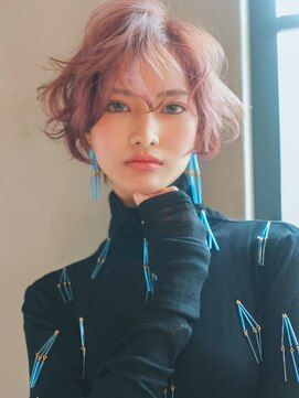 シオン(shion) ショートボブ顔周りレイヤー前髪カット_9965