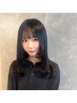 ガルボヘアー 名古屋栄店(garbo hair) ミディアムレイヤー10代20代プルエクステデザイン