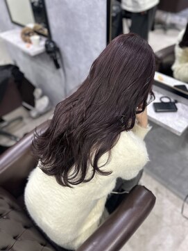 グラッジ 池袋(GLADGE) ラベンダーブラウン ブリーチ無しダブルカラー  池袋