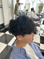 オーシャントーキョー(OCEAN TOKYO)&nbsp;メンズパーマツイスパ波巻きスパイラルマッシュセンターパート