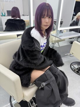 テイス 新宿(TACE) パープルレイヤー[着物/メルティカラー/透け感バング]