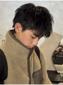 ダウンバングショート/刈り上げなし/無造作