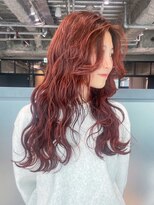 顔周りレイヤーロング美髪韓国ヘアおくれ毛_F20499