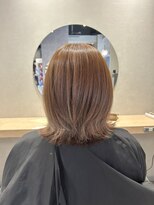 モク 川口店(mok)&nbsp;外ハネボブ×ベージュカラー