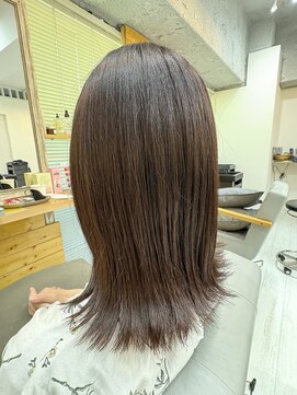 キーロ センター南(kiiro) 外はねボブ×ピンクブラウン