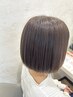 カット＋ボリュームダウンストレート＋トリートメント￥15400→13860