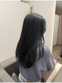 暗髪ブルージュ×ミディレイヤー　20代　30代　40代