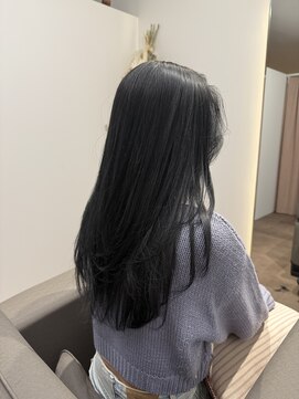 アプレッジ(PLEDGE) 暗髪ブルージュ×ミディレイヤー　20代　30代　40代