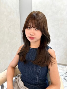 アンククロス 渋谷(ANKH CROSS) 髪質改善/ロングレイヤー/チョコレートブラウン