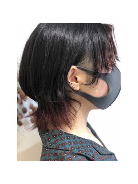 ニューヨークニューヨーク 大久保店(NYNY) マッシュウルフXチェリーレッドエンドカラー