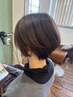 【白髪抑制エイジング艶カラー】+カット+薬剤除去　12100→10890