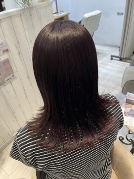 アンソル オブ リシェール(N'SOL of RICHAIR) 前髪/アンブレラカラー/こなれミディ/イメチェン/ウェーブパーマ