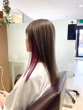 エル バイ ファースト(L by first) 【L by first】ブリーチ無しインナーカラー