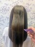 【髪質改善】カット+CHAMBERsストレート+トステアトリートメン