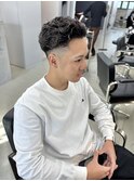 オールバックウェーブ/オールバックパーマ/フェード/新宿