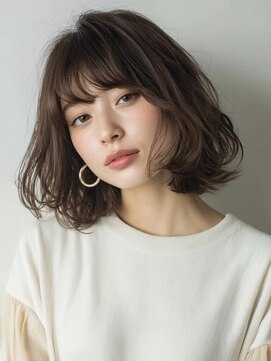 プラスリブ(Plus Lib) エアリーボブ×ナチュラルカラー