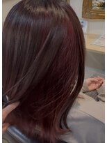 トムヘアーデザイン 楠葉店(TOM HAIR DESIGN) ブリーチなしピンクカラー