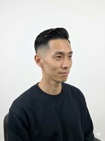 ワンワンオー バーバーショップ 博多店(@110 BARBER SHOP)&nbsp;サイドパートスタイル