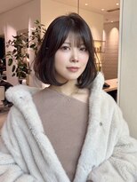 ステア ケース(stair case)&nbsp;韓国ボブ顔まわり小顔カットグレージュ髪質改善