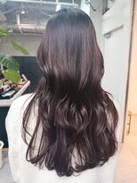 シオン(shion) おくれ毛グレージュ顔周りレイヤーくびれミディ_ba586031
